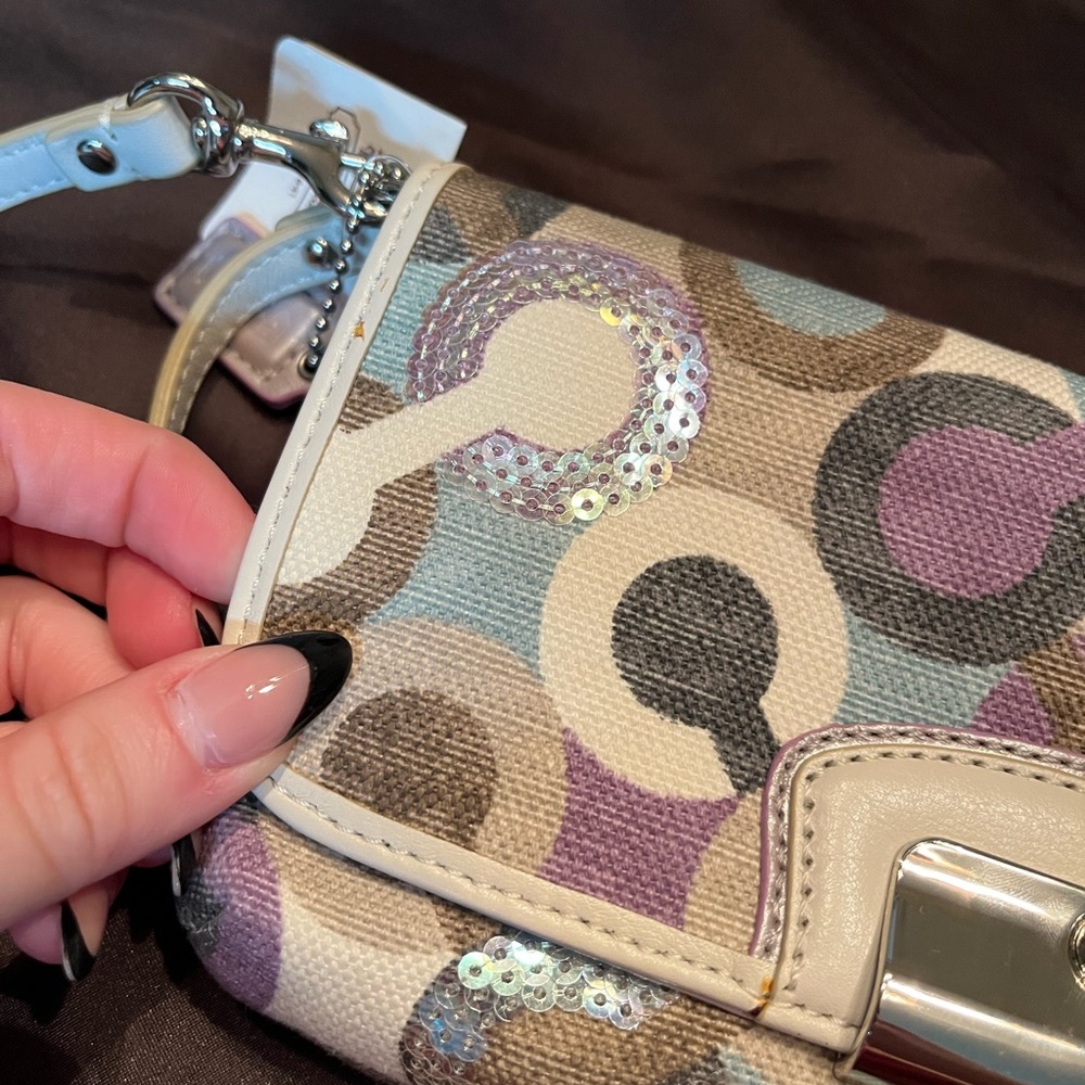 Coach Multicolor Wristlet Clutch - Picture 2 of 7